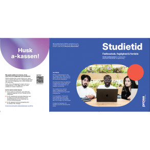 Prosa hvervningsfolder, med blanket.