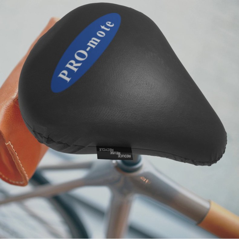 Sadelovertrk til cykler i genvundet materiale